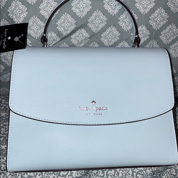 kate spade Handbags - Kate Spade Sky Blue Top Handle Satchel Darcey